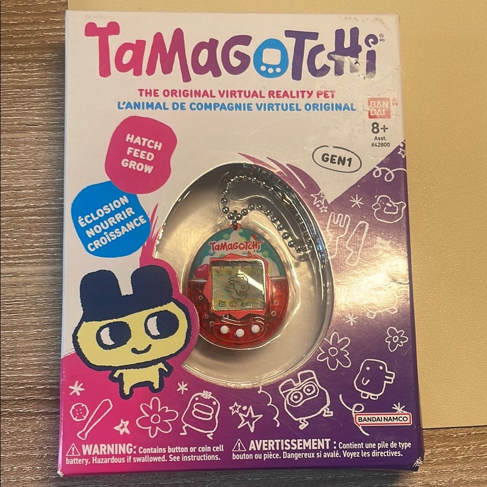 Tamagotchi Gen 1 Red Virtual Pet